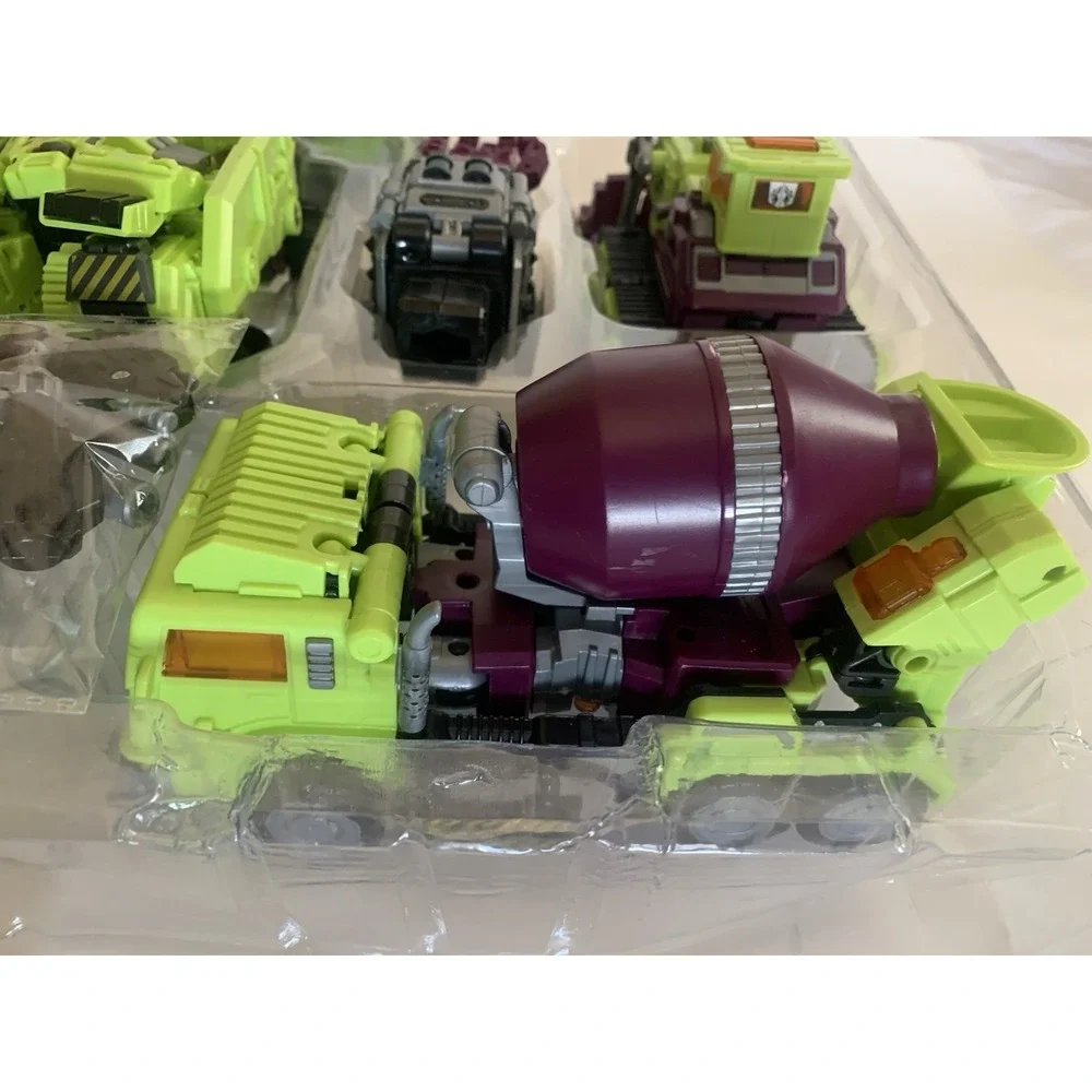 NBK Devastator 6-in-1 Combiner Robot Green Construction Set Open Box